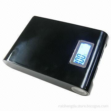 8000mAh USB Backup Battery Power Bank with LCD Screen